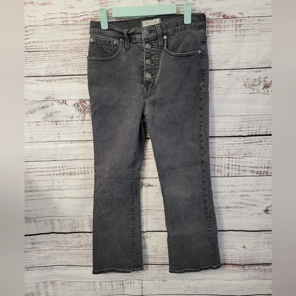 Madewell S27 Cali- Demi Boot Black jeans