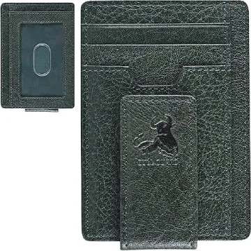 Magnetic Money Clip Card Case with ID