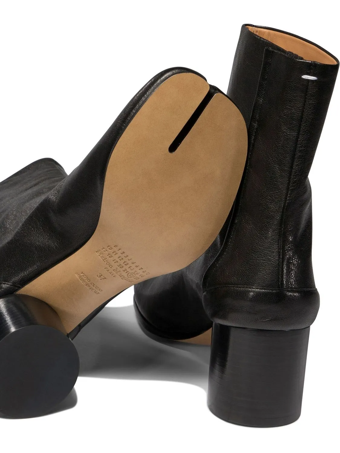 MAISON MARGIELA Avant-Garde Tabi Ankle Boots with 6 cm Heel
