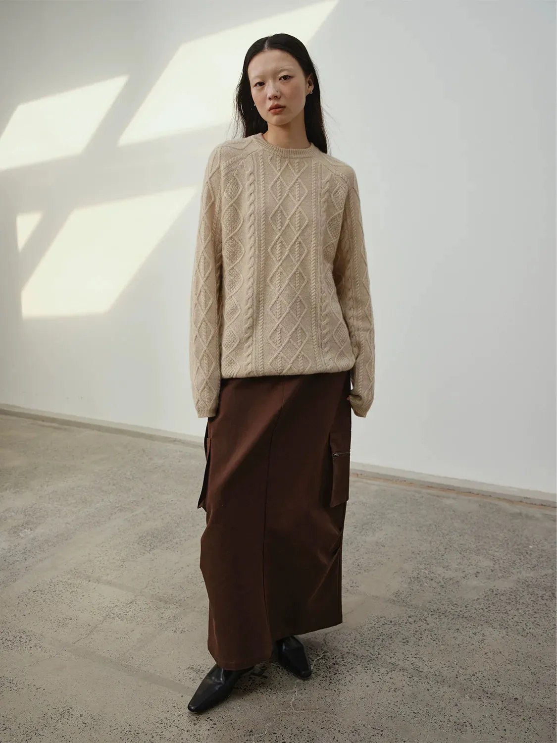 Maple Leaf Cashmere Sweater
