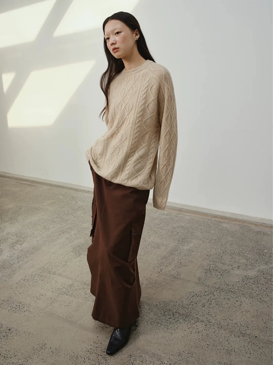 Maple Leaf Cashmere Sweater