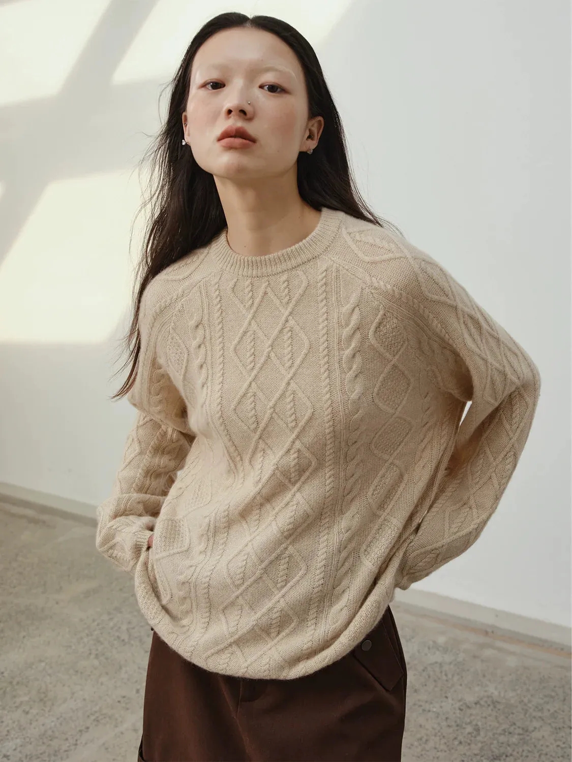Maple Leaf Cashmere Sweater