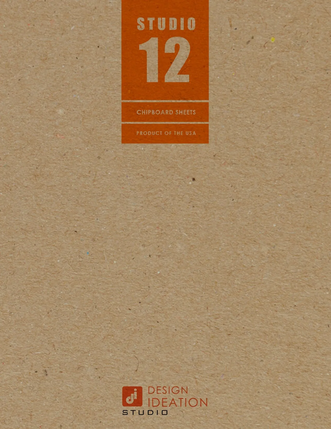 MEDIUM Chipboard Sheets. Economy Pack. STUDIO 12 brand. (8.5" x 11") (10 Sheets)