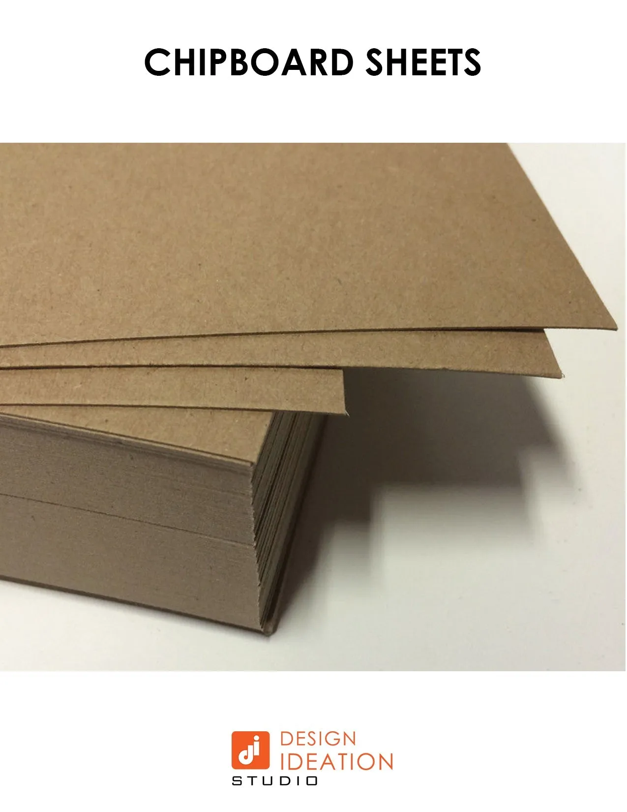 MEDIUM Chipboard Sheets. Economy Pack. STUDIO 12 brand. (8.5" x 11") (10 Sheets)