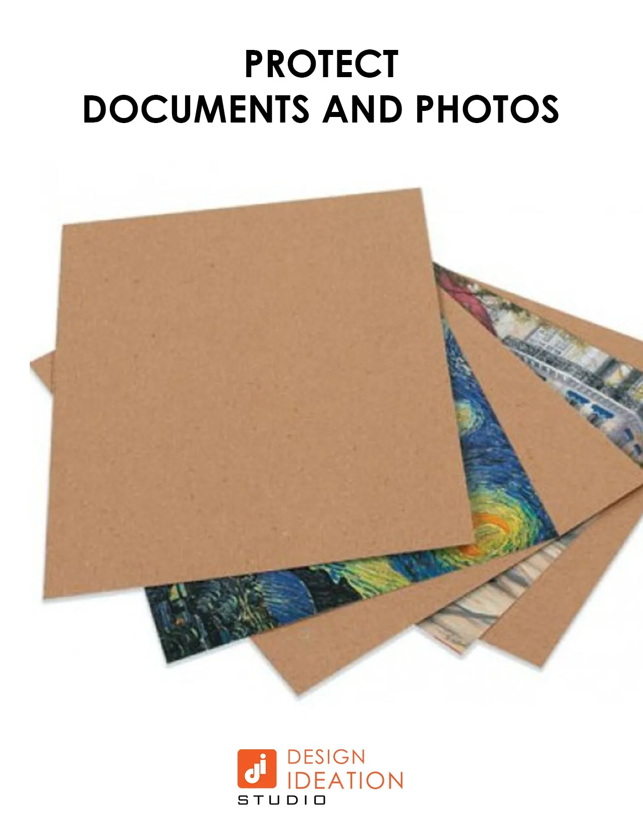 MEDIUM Chipboard Sheets. Economy Pack. STUDIO 12 brand. (8.5" x 11") (10 Sheets)
