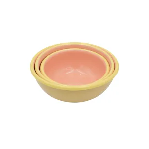 Melon Bowl Set of 3