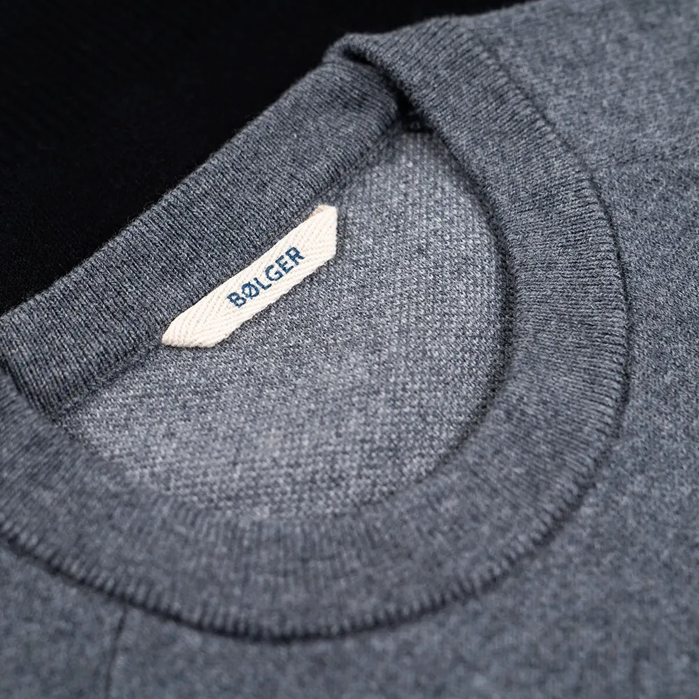 Mens Fredvang Jacquard Crew Sweater