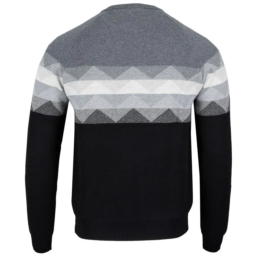 Mens Fredvang Jacquard Crew Sweater