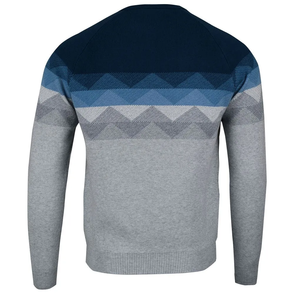 Mens Fredvang Jacquard Crew Sweater