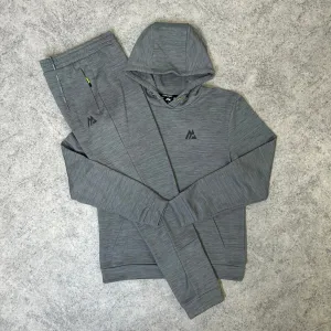 Montirex Rapid Fleece Tracksuit - Grey/Neon