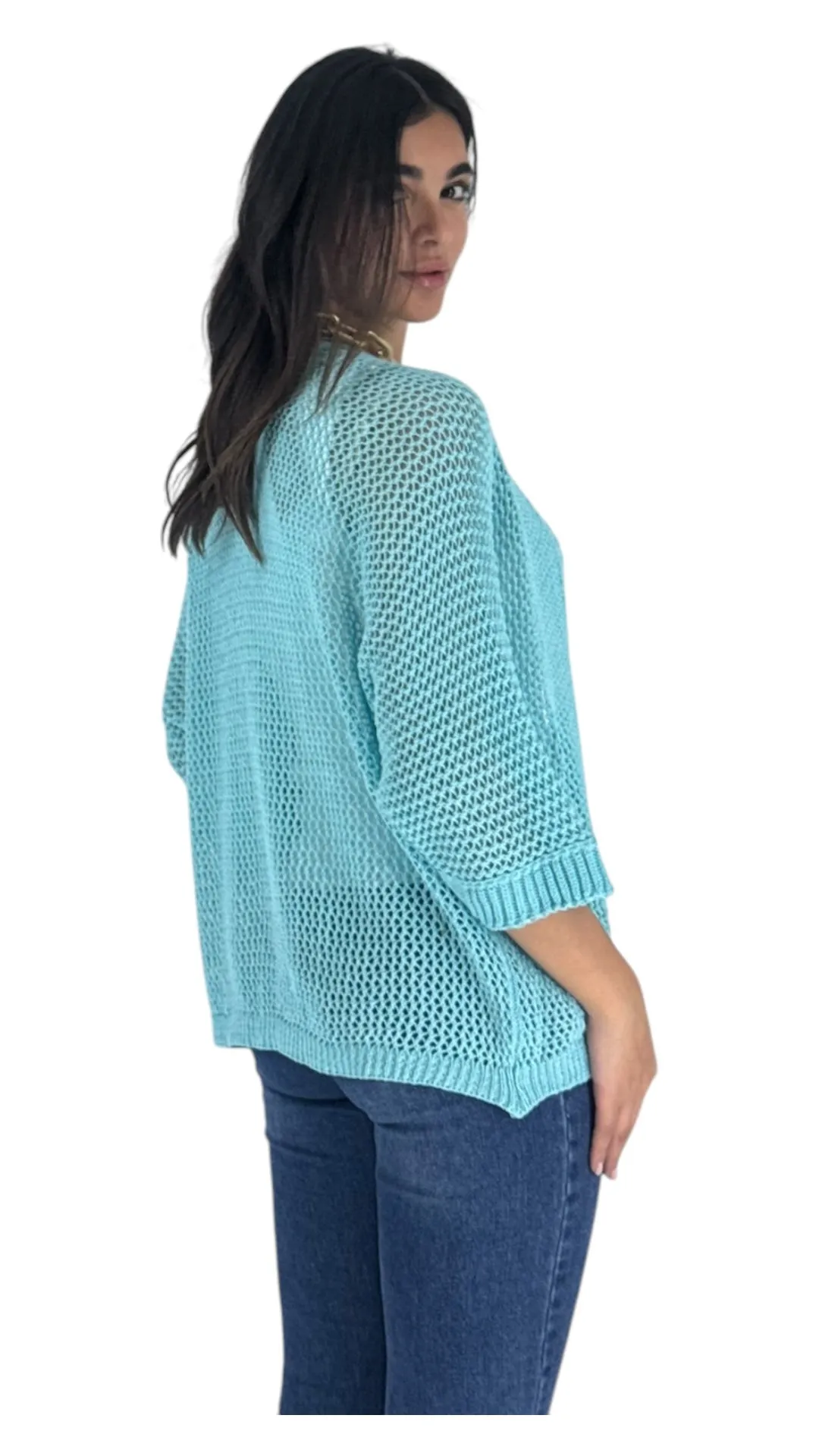 Muna turquoise cardigan