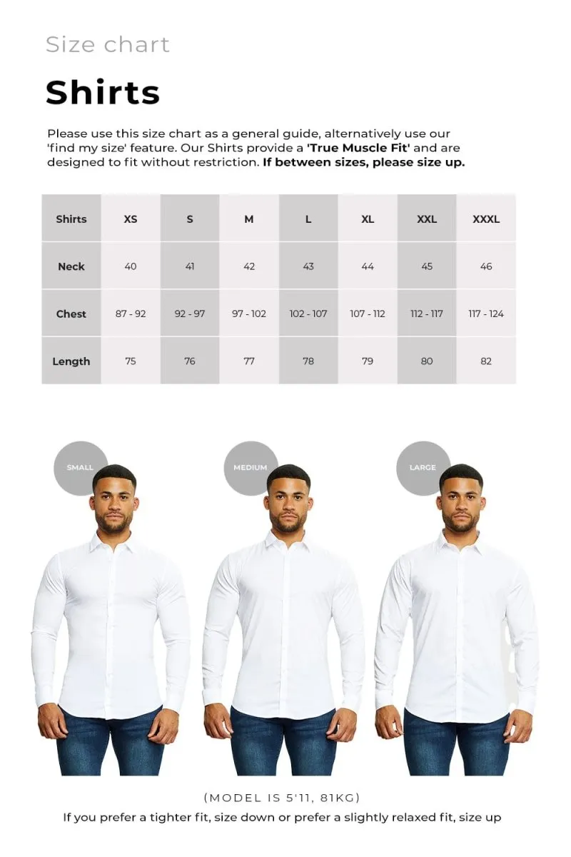 Muscle Fit Signature Shirt 2.0 in Navy