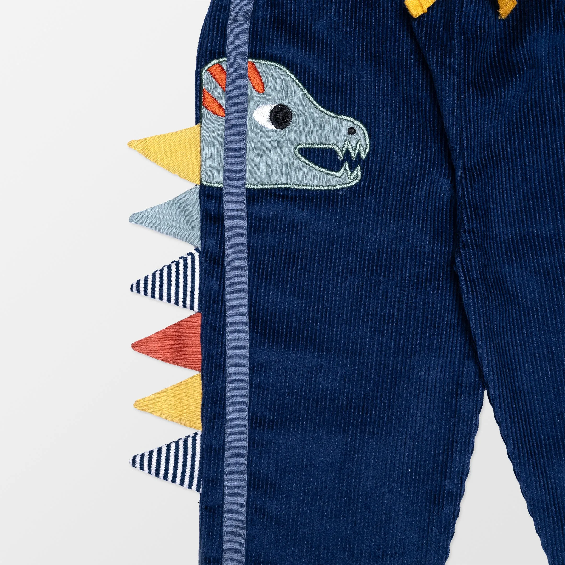 Navy Dinosaur Applique Joggers