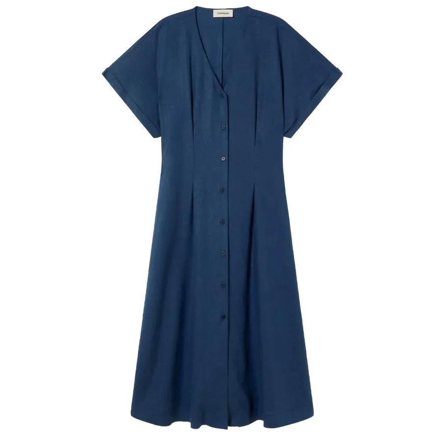Navy Midi Dress