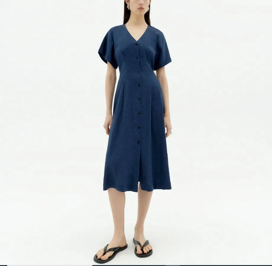 Navy Midi Dress