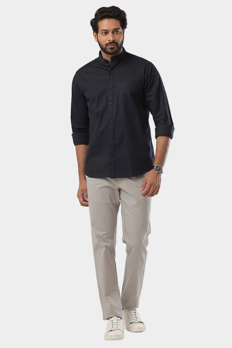 Neo - Dark Navy Blue Formal Shirt For Men | Ariser