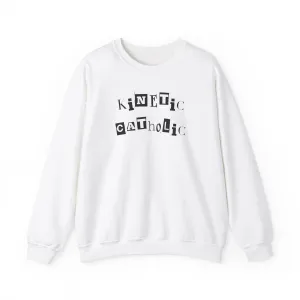 NEW Kinetic Black and White Crewneck Sweatshirt