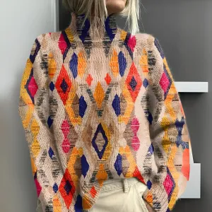 Ninthe | Jumper with Geometric Print