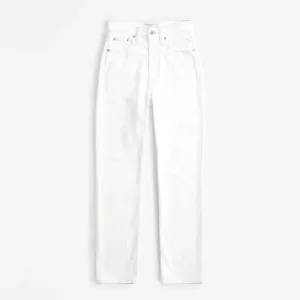 NWT Abercrombie &amp; Fitch Simone High Rise Ankle Jeans in White Size 32