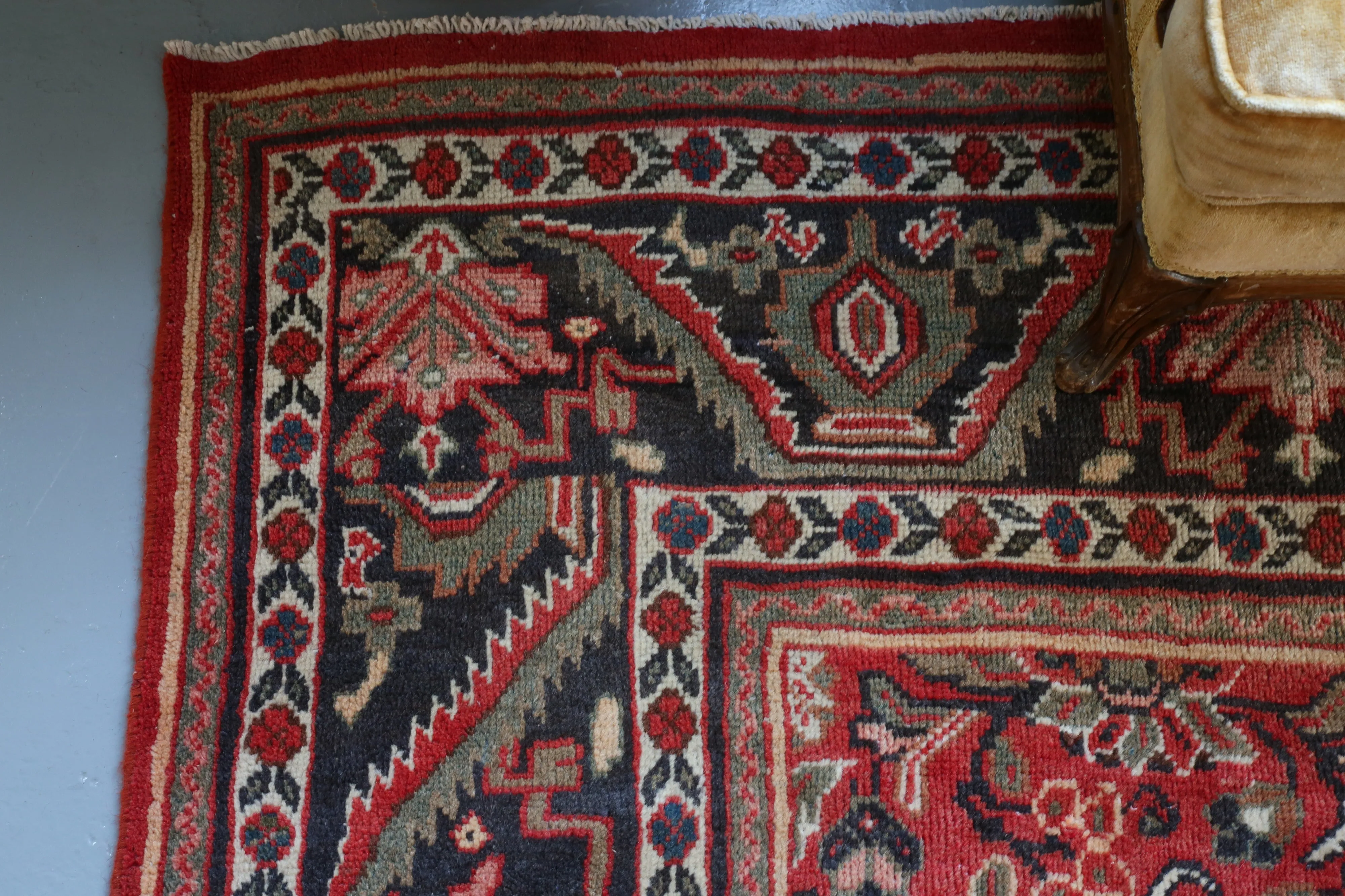 Old Persian Mahal style Turkish Rug 10.5ftx17ft