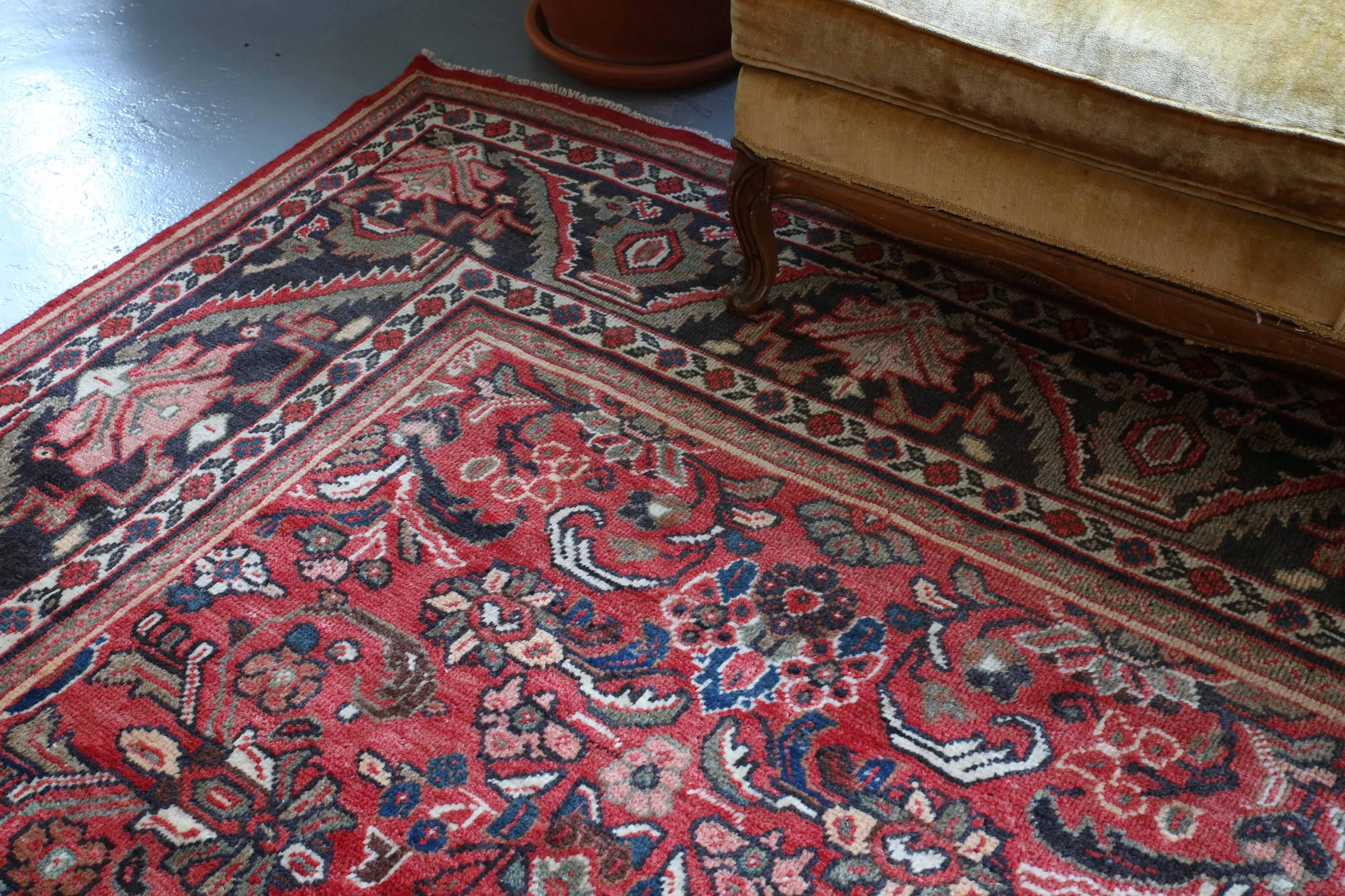 Old Persian Mahal style Turkish Rug 10.5ftx17ft