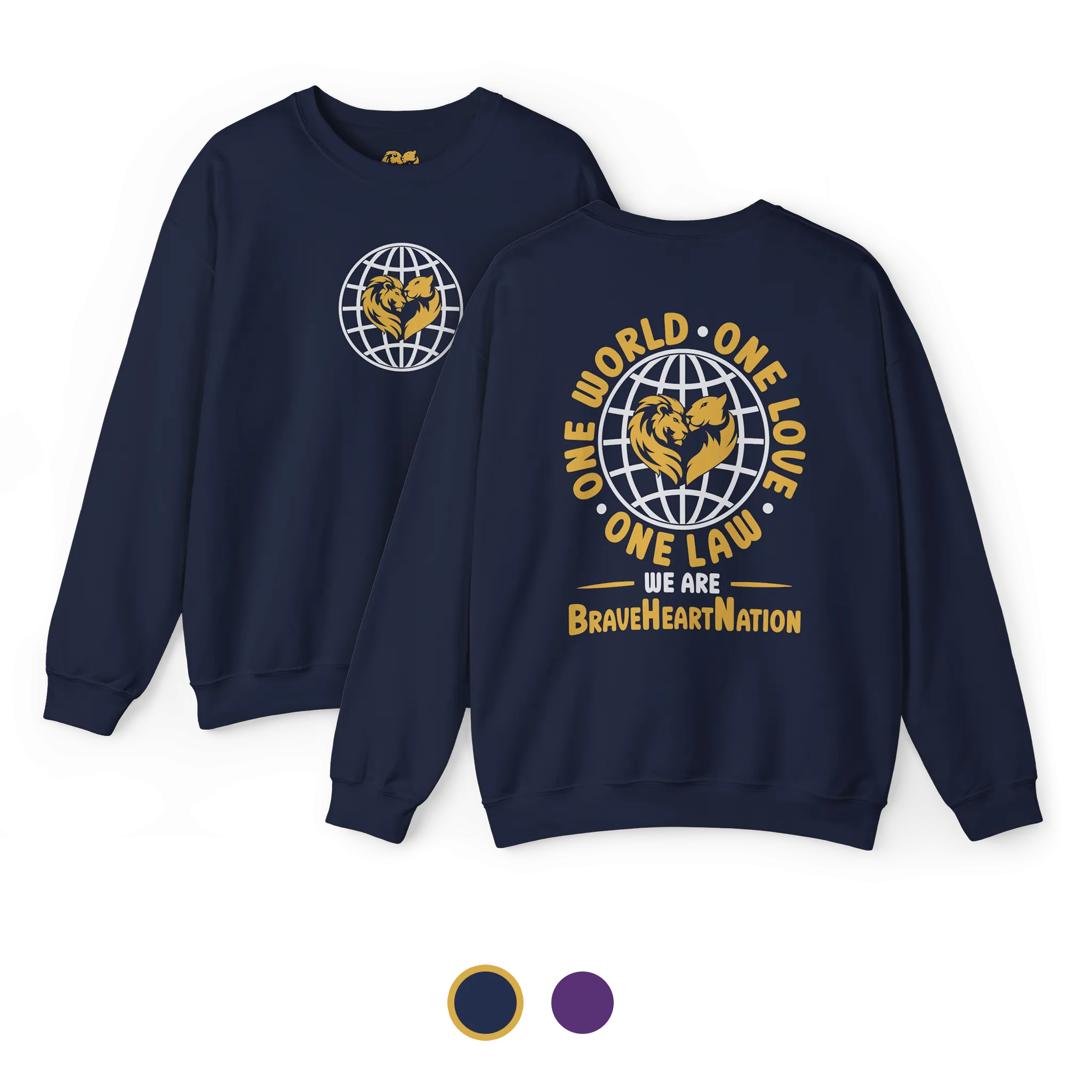 One World, One Love, One Law | Heavy Sweatshirt