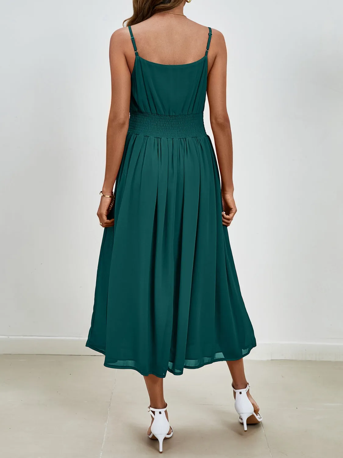 Paloma Scoop Neck Midi Cami Dress