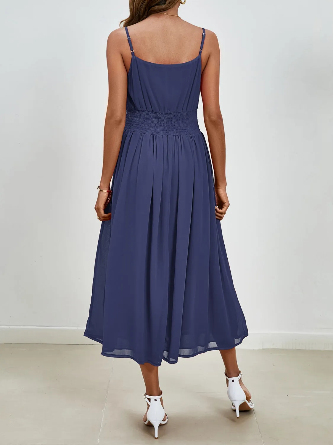 Paloma Scoop Neck Midi Cami Dress