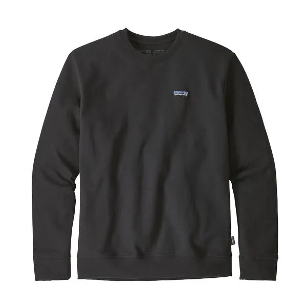 Patagonia Mens P-6 Label Uprisal Crew Sweatshirt - Black