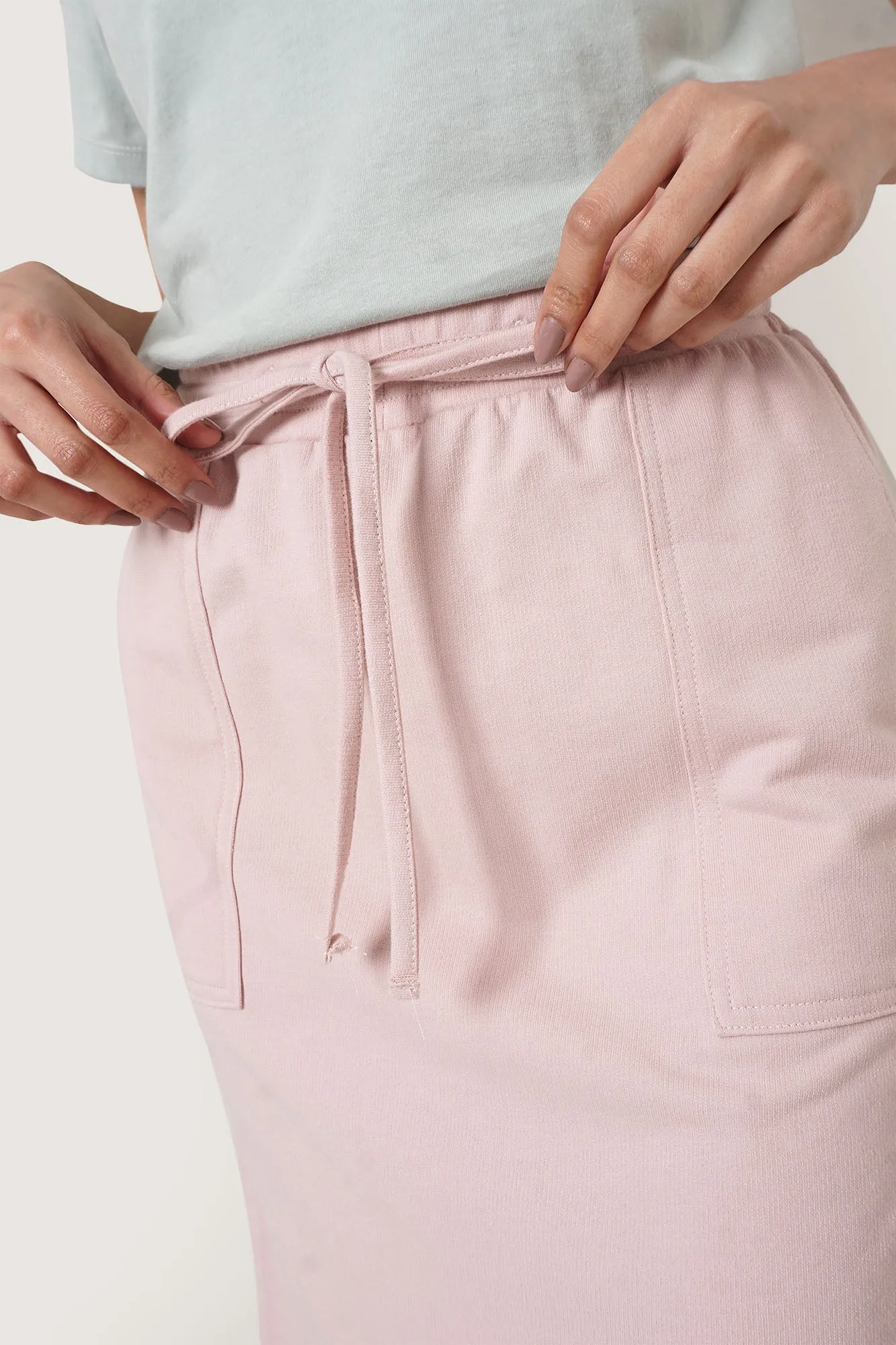 Patch Pocket Easy Pull Up Skirt