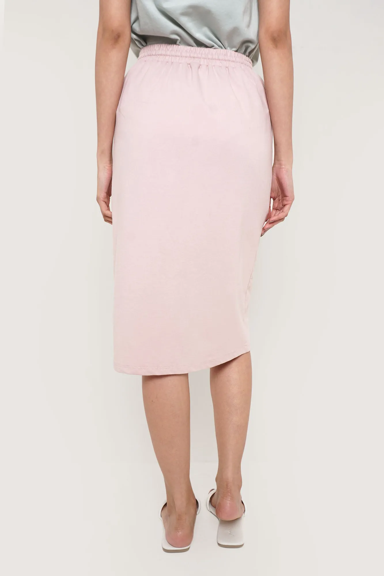 Patch Pocket Easy Pull Up Skirt