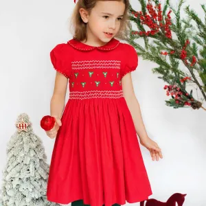 Pauline Cerise Christmas Dress