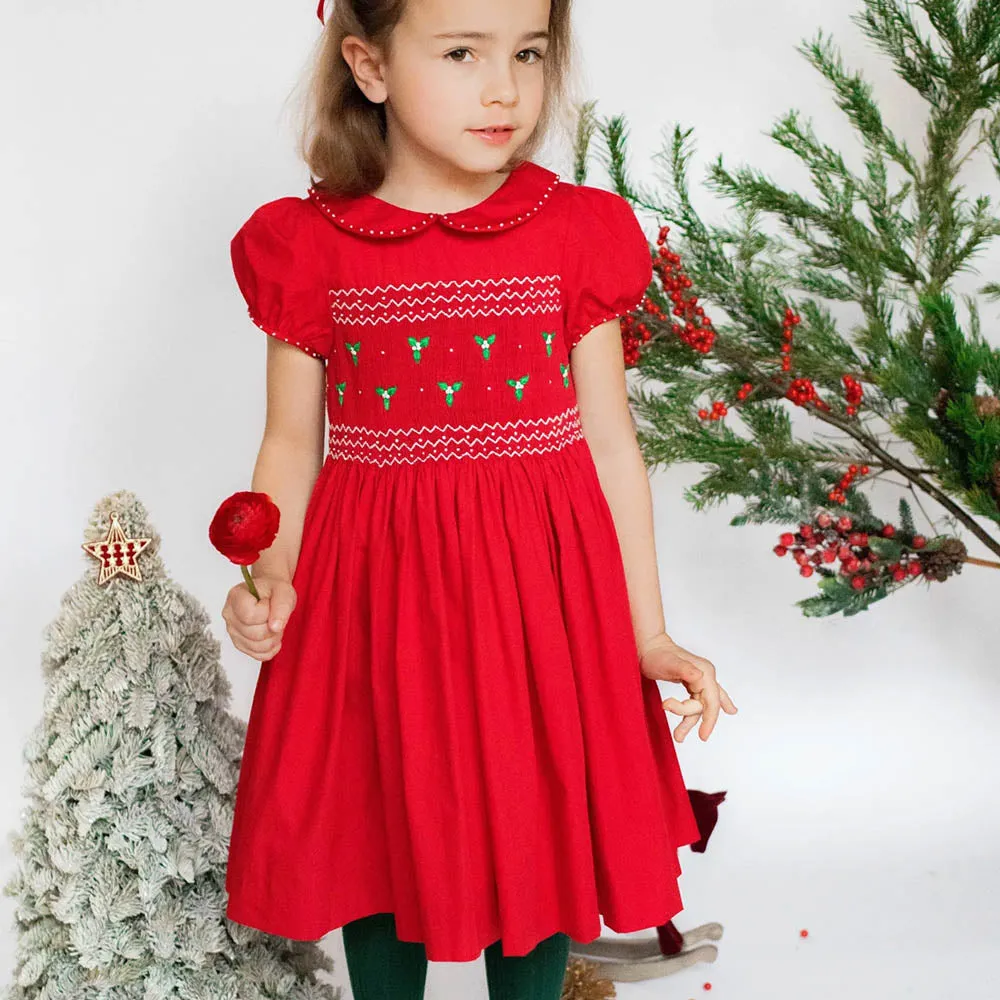 Pauline Cerise Christmas Dress