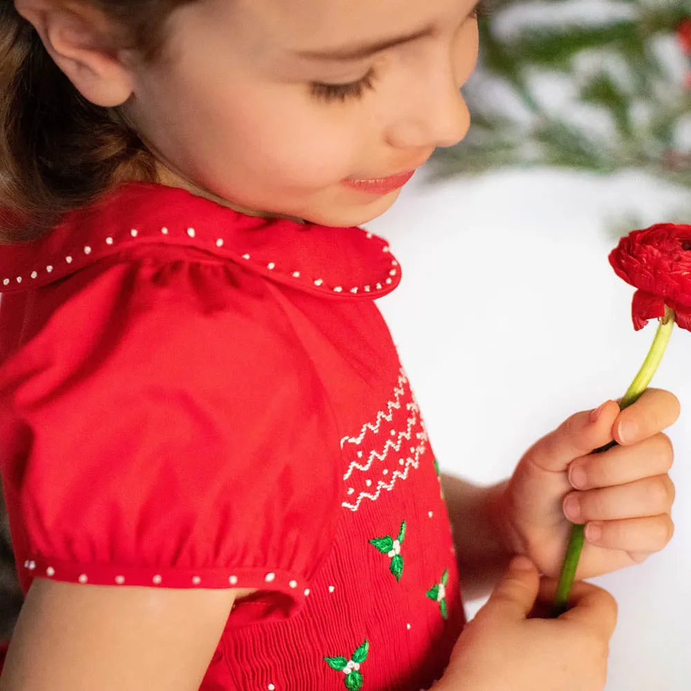 Pauline Cerise Christmas Dress
