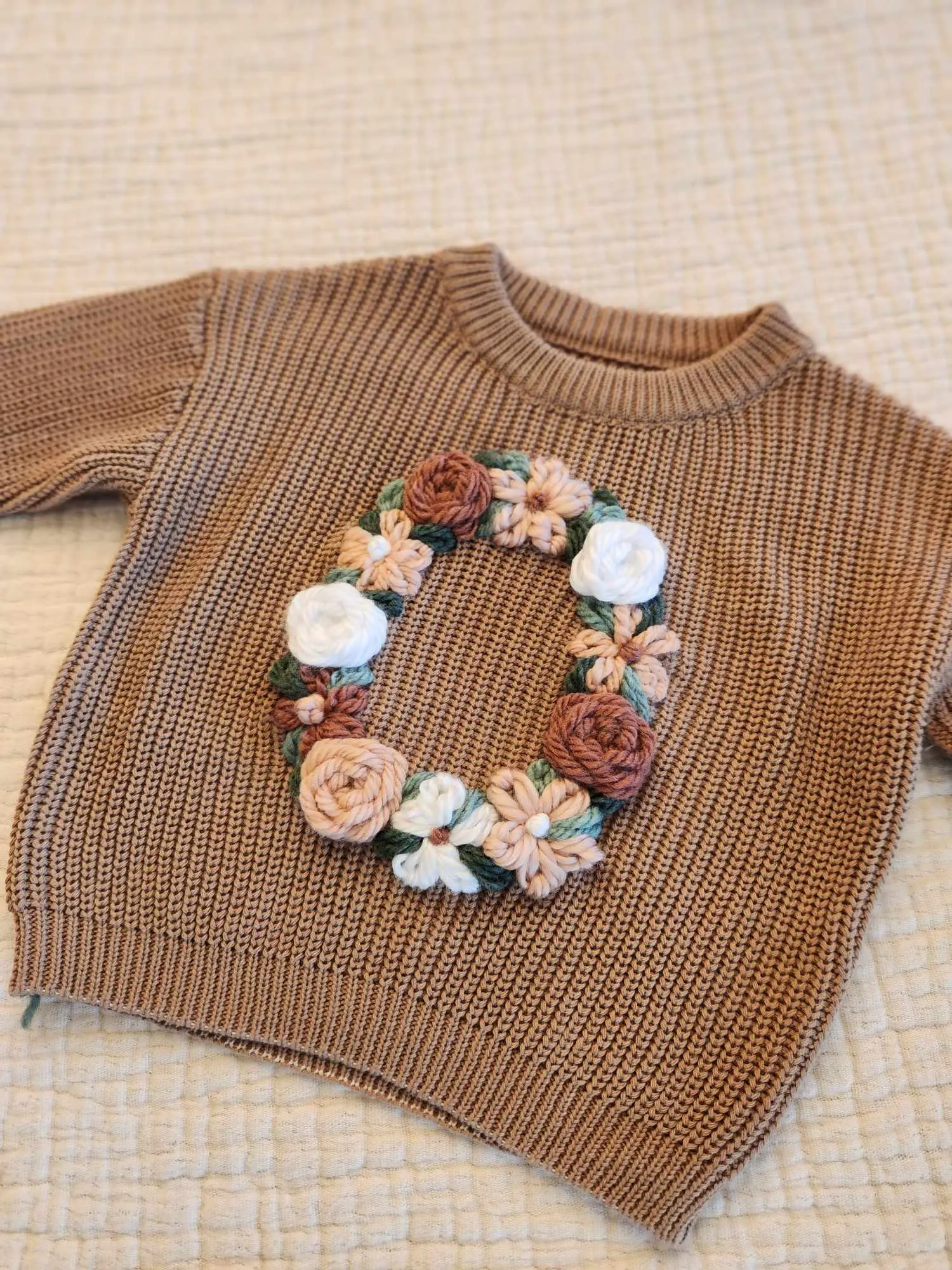 PERSONALIZED SWEATER - MOCHA