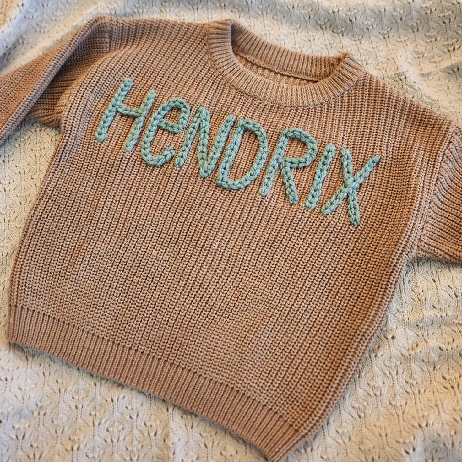 PERSONALIZED SWEATER - MOCHA