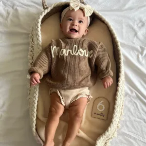 PERSONALIZED SWEATER - MOCHA