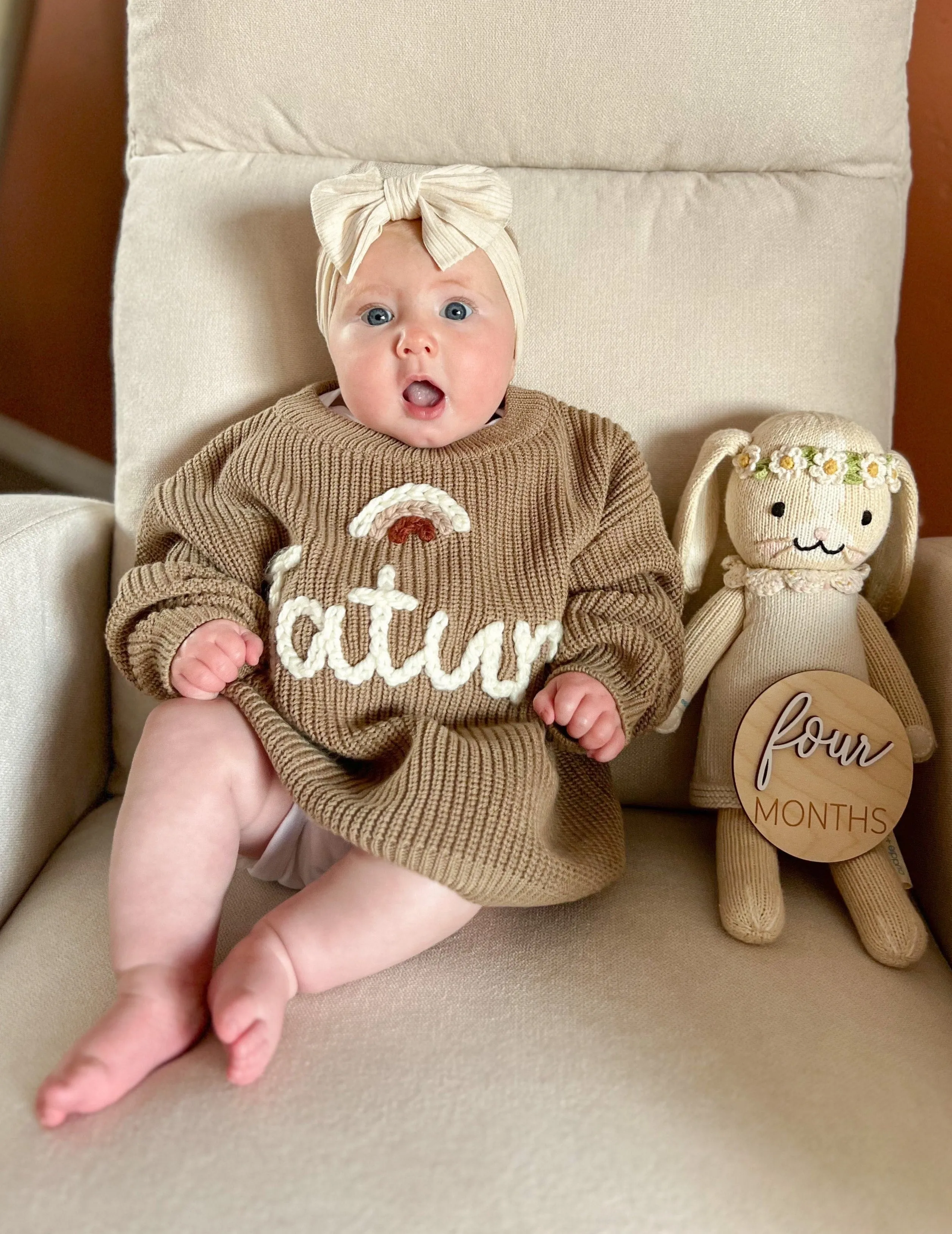 PERSONALIZED SWEATER - MOCHA