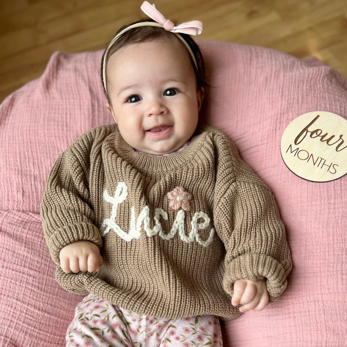 PERSONALIZED SWEATER - MOCHA
