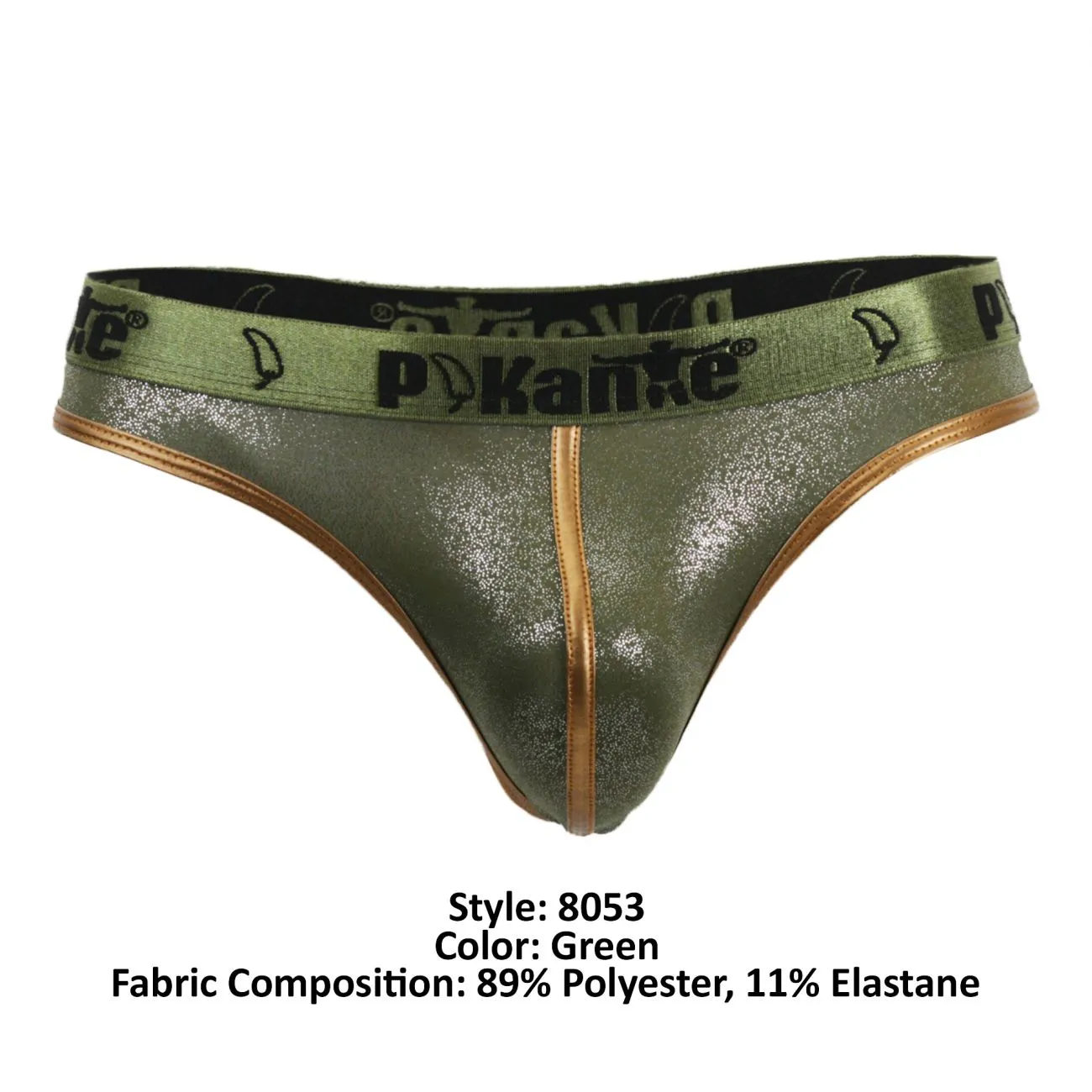 Pikante 8053 Sherlock Thongs Green