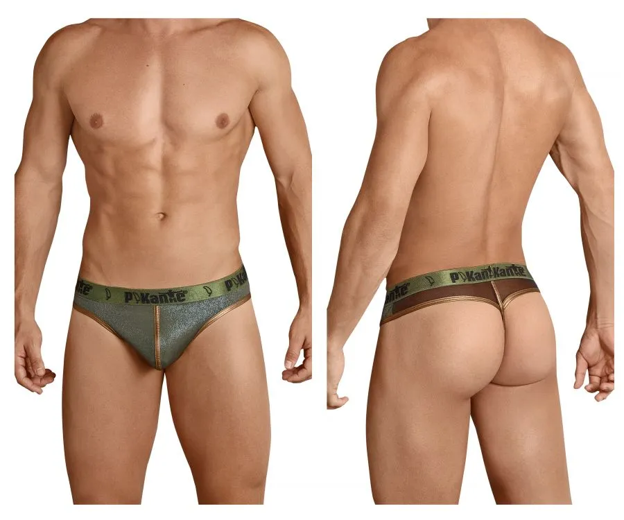 Pikante 8053 Sherlock Thongs Green