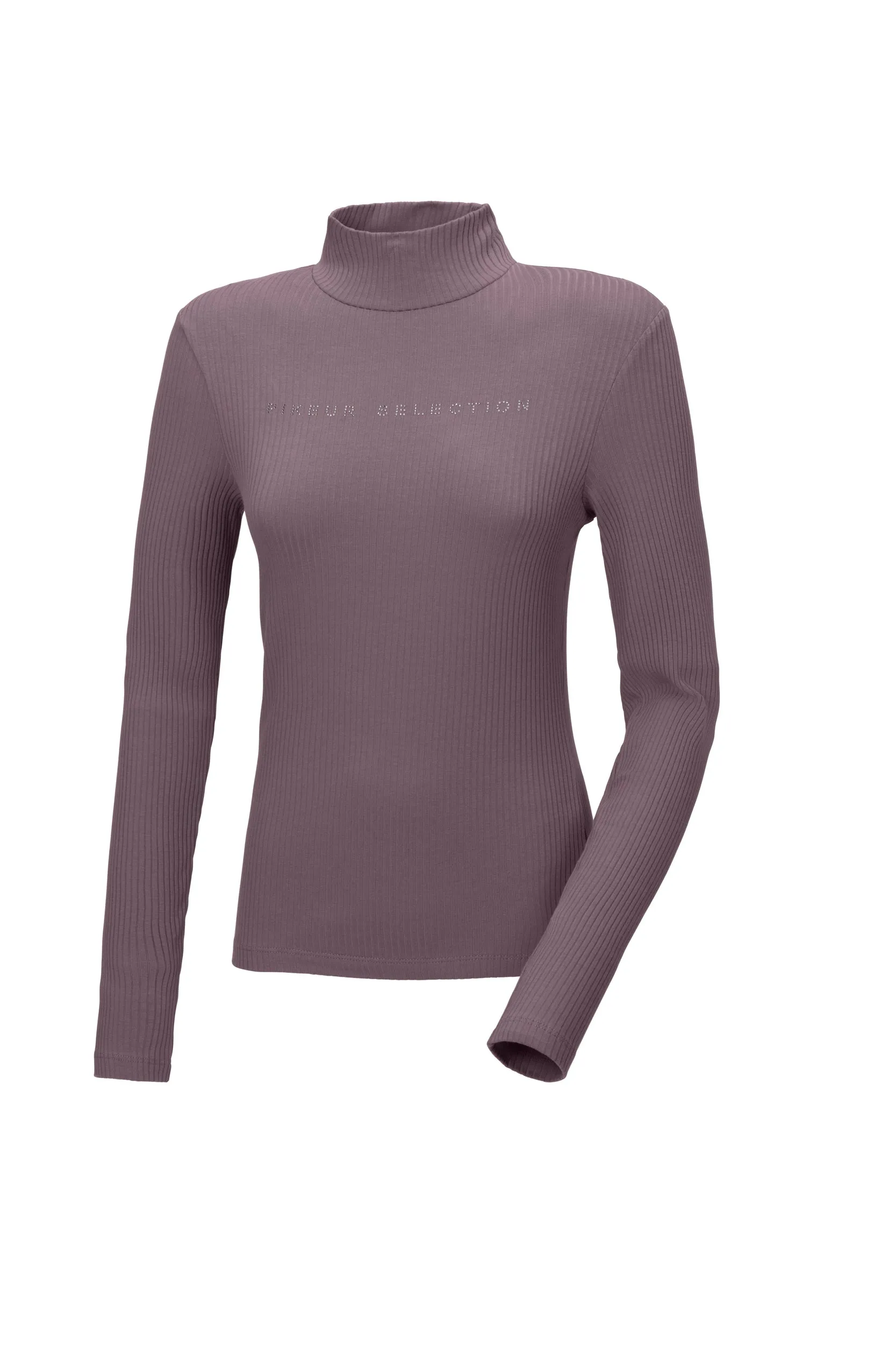 Pikeur roll neck top in Purple grey
