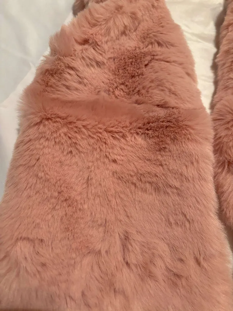 Pink Fur Girls Winter Vest
