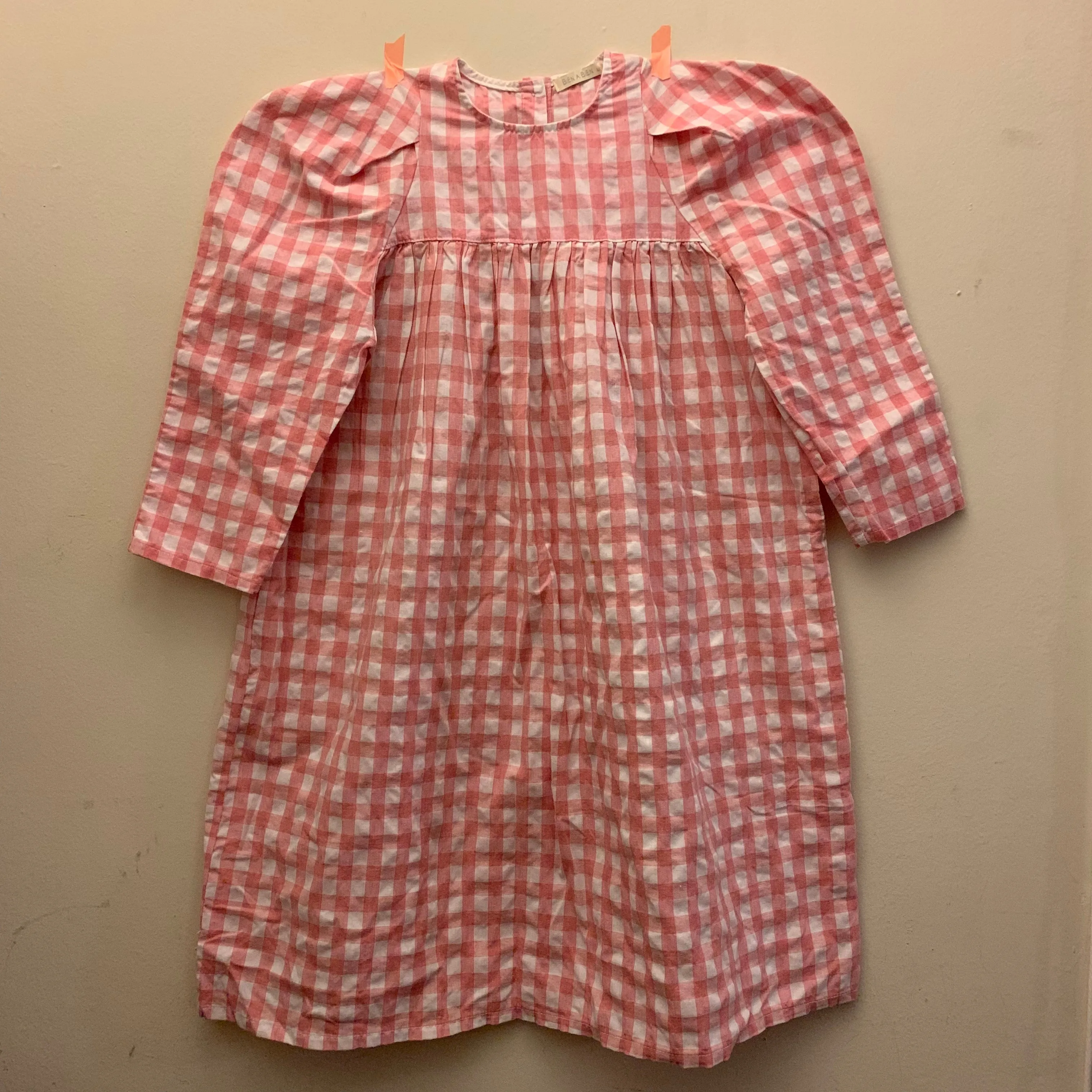 Pink Gingham Dress