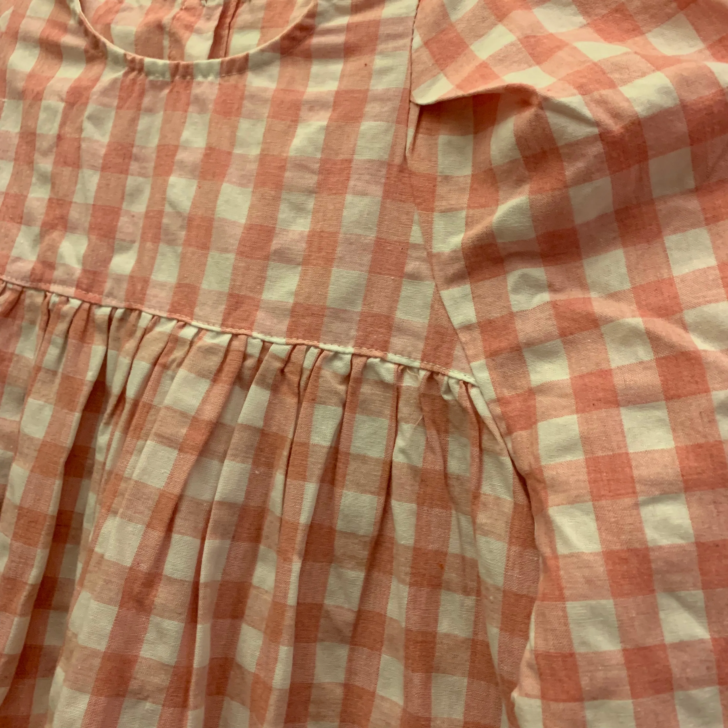 Pink Gingham Dress