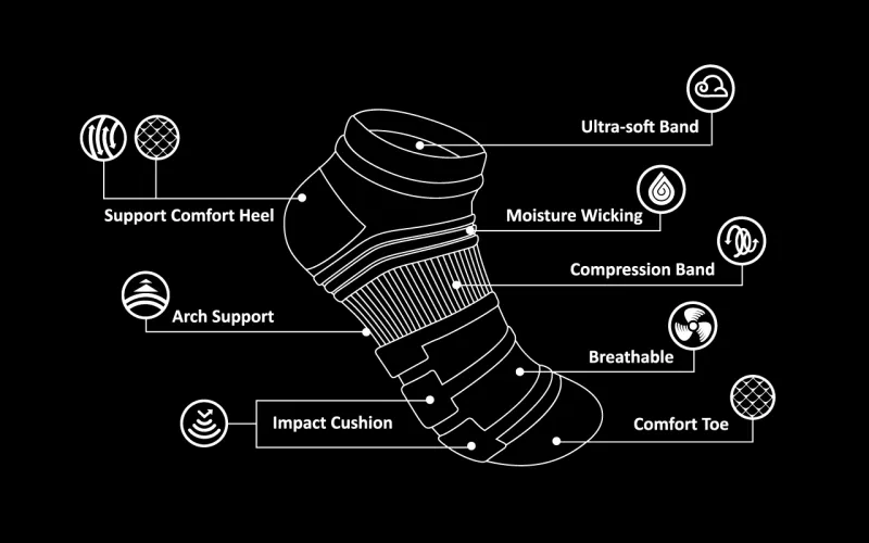 Pink Sport Pro1 Socks