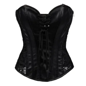 Plastic Top Hollow Sexy Belly Corset