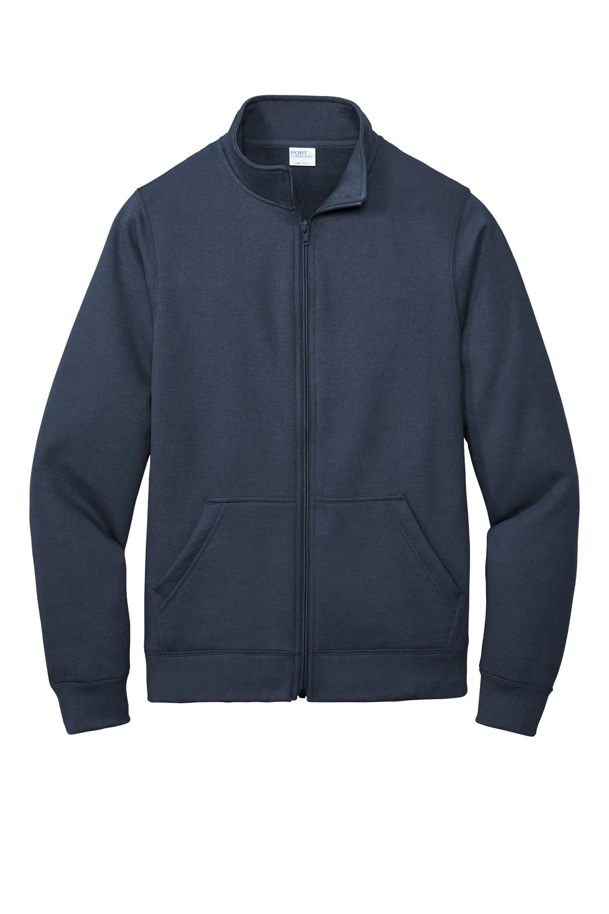 Port & Company  Core Fleece Cadet Full-Zip Sweatshirt PC78FZ Navy