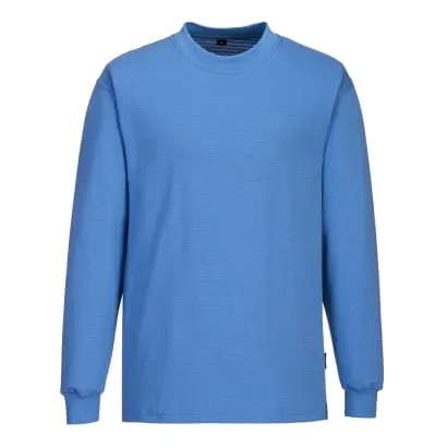 Portwest Anti-Static ESD Long Sleeve T-Shirt-AS22