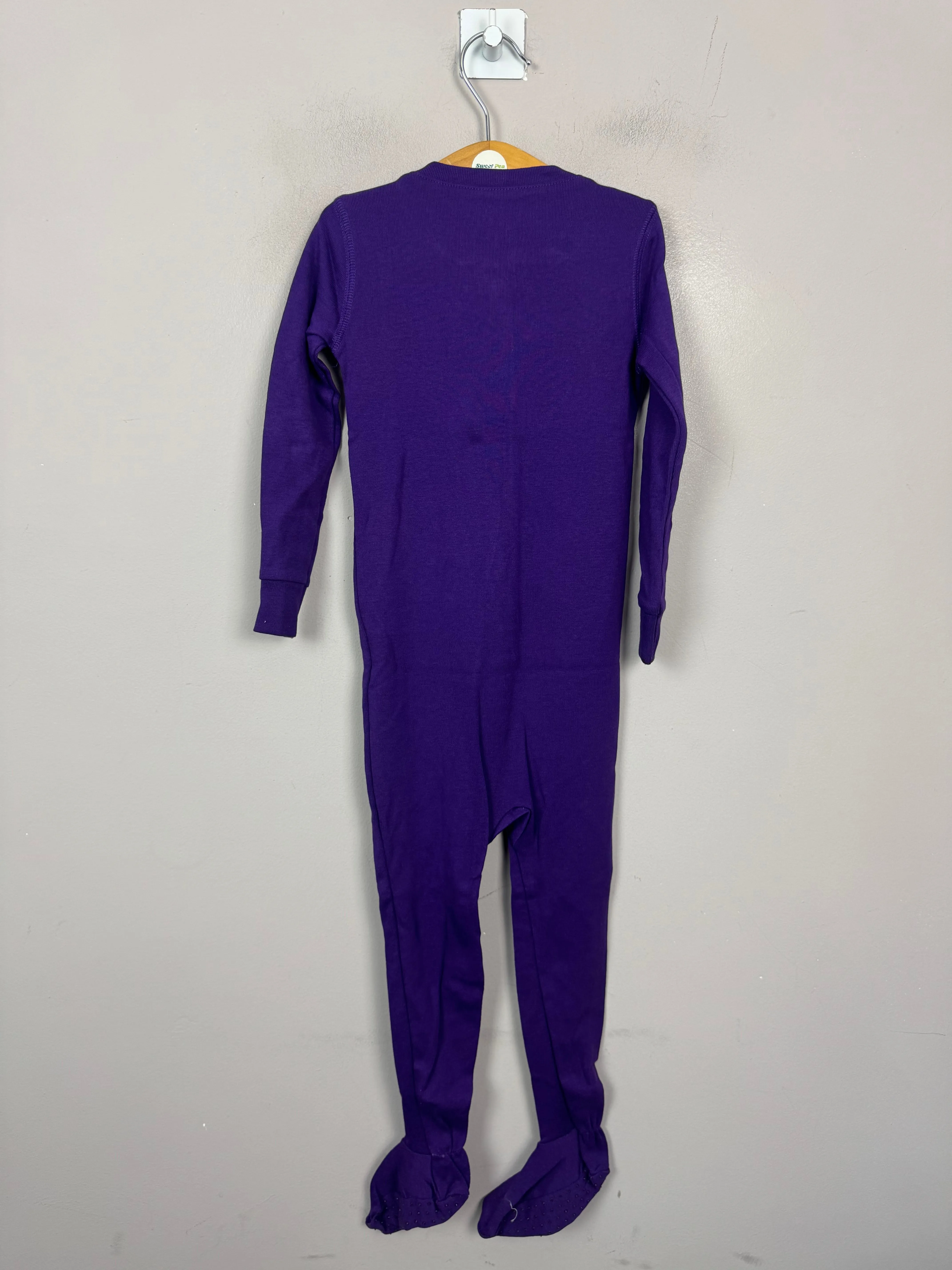 Primary Organic Sleepsuit - Plain dye, Purple (New) 18-24m
